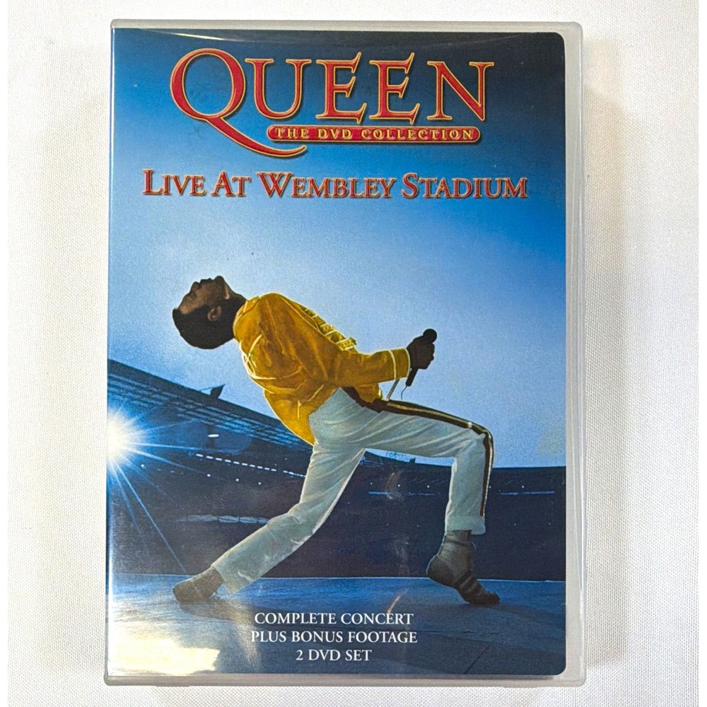 Queen Live at Wembley Stadium 2-Disc DVD Set w/ Bonus Footage NTSC 2003